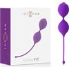 INTENSE HEALTH KEGEL Palline Kegel in Silicone Intense Kisha Fit — Lilla