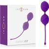 INTENSE HEALTH KEGEL Palline Kegel in Silicone Intense Karmy Fit — Lilla