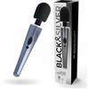 BLACK&SILVER Vibratore Wand Black&Silver Dexter — 10 Modalità di Vibrazione