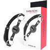 DARKNESS BONDAGE Bavaglio BDSM Ball Gag Darkness — Cinturino in Pelle Regolabile