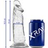 X RAY Dildo Realistico Trasparente X Ray Clear — Jelly Morbido