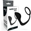 ADDICTED TOYS Plug Anale con Anello Fallico Addicted Toys — TPR Nero