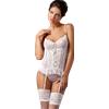 CASMIR Babydoll con Reggicalze Casmir Marcelle Picardia — Bianco L/XL