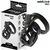 ADDICTED TOYS LOCKED Gabbia di Castità in Metallo Addicted Toys Gilden Cage — taglia M