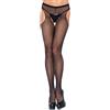 LEG AVENUE HOSIERY Collant a Rete Leg Avenue — Taglia Unica, Nero