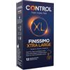 CONTROL CONDOMS Preservativi Ultra Sottili XL Control Finissimo — 12 Pezzi