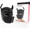 DARKNESS BONDAGE Maschera Petplay BDSM Darkness — Neoprene con Muserola, Taglia L