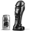 ALL BLACK Dildo Realistico All Black Punta Larga — 22 cm
