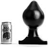 ALL BLACK Plug Anale XL All Black — PVC Flessibile, 22,5 cm