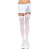 LEG AVENUE HOSIERY Calze in Nylon al Ginocchio Leg Avenue — con Fiocco