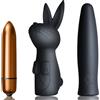 ROCKS-OFF Vibratore Rabbit con Custodia Rocks-Off Dark Desire Silhouette