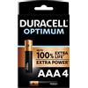 DURACELL Batterie Alcaline AAA Duracell Optimum 200 — 4 Unità