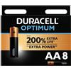 DURACELL Batterie Alcaline AA Duracell Optimum 200 — 8 Unità