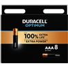 DURACELL Batterie Alcaline AAA Duracell Optimum LR03 — 8 Unità