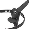 FETISH SUBMISSIVE HARNESS Imbracatura Strapless Vibrante Fetish Submissive — Doppia Penetrazione