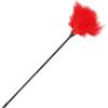 DARKNESS SENSATIONS Penna con Piume per Giochi Sensuali Darkness — 42 cm, Rosso