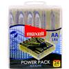 MAXELL Batterie Alcaline AA Maxell LR6 — 24 Unità