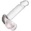 CALEXOTICS Anello Fallico Vibrante Calexotics Alpha — Silicone, Grigio