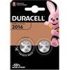 DURACELL Batterie a Bottone Litio CR2016 Duracell — 3V, 2 Unità