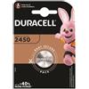 DURACELL Batteria a Bottone Litio CR2450 Duracell — 3V, 1 Unità