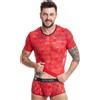 ANAIS MEN ACCESORIES Lingerie Sexy T-Shirt Anais Men Brave — Pizzo Rosso Floreale, S