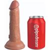 KING COCK Dildo Realistico Silicone Dual Density King Cock Elite — 15 cm