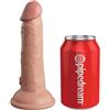 KING COCK Dildo Realistico Silicone Dual Density King Cock Elite — 15 cm