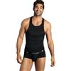 ANAIS MEN ACCESORIES Top Senza Maniche in Microfibra Anais Men Petrol — XL