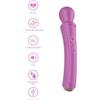 XOCOON Vibratore Wand Curvo Xocoon — 3 Velocità, 10 Modalità, Fucsia