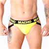 MACHO UNDERWEAR Sospensorio Jock in Lycra Macho MX25A — Giallo, XL