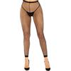 LEG AVENUE HOSIERY Collant a Rete Senza Piede Leg Avenue — Rete Industriale, Nero