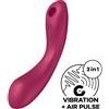 SATISFYER AIR PULSE Stimolatore Rabbit 3 in 1 Satisfyer Curvy Trinity 1 — Rosso