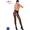 PASSION WOMAN GARTER & STOCK Collant con Apertura Passion Tiopen 008 — 30 Den, Nero
