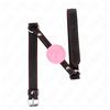 KINK COLLAR & GAG Gag BDSM con Palla Kink — Rosa, 4 cm