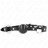 KINK COLLAR & GAG Morso Ball Gag BDSM Kink — TPE, Palla 4 cm, Cinghia 60 cm