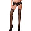 LIVCO CORSETTI SETS Reggicalze con Perizoma Livco Corsetti Mandirin LC 90529 — Nero