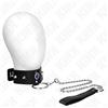 KINK COLLAR & GAG Collare BDSM con Strass Kink — Regolabile, Blu