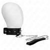 KINK COLLAR & GAG Collare BDSM con Guinzaglio Kink — Borchie Argento, 36-43 cm