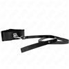 KINK COLLAR & GAG Collare BDSM con Guinzaglio Kink — Borchie Argento, Nero