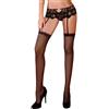 LIVCO CORSETTI SETS Set Lingerie Sexy in Pizzo Livco Corsetti Mandirin 90529 — Nero