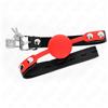 KINK COLLAR & GAG Bavaglio Ball Gag BDSM Kink — Silicone 4 cm, Cinghia 60 cm