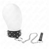 KINK COLLAR & GAG Collare BDSM con Guinzaglio Kink — Borchie Argento, 36-43 cm