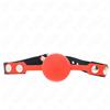 KINK COLLAR & GAG Mordaglio Ball Gag BDSM Kink — Silicone, Lucchetto, 4 cm