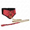 KINK COLLAR & GAG Collare BDSM con Cinturino in Pizzo Kink Scandalo — 75 cm