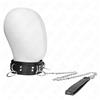 KINK COLLAR & GAG Collare BDSM con Anelli e Cinturino Kink — 3 Anelli, 80 cm