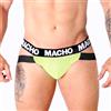 MACHO UNDERWEAR Jockstrap Uomo Macho MX28FA — Lycra Elastan, Giallo S