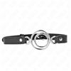 KINK COLLAR & GAG Bavaglio BDSM O-Ring Kink — Nero, 63 x 2,5 cm