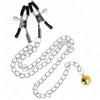 KINK NIPPLE GRIP Pinze per Capezzoli con Catena e Campanella Kink — BDSM