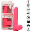 CALEXOTICS Dildo Realistico Vibrante con Spinta Calexotics Studs — 17,75 cm