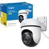 Tapo C500 Telecamera Wi-Fi Esterno FHD, 360° Visuale, Telecamera IP di Sorveglianza, IP65, Visione Notturna a Colori, Rilevamenti Smart AI, Audio Bidirezionale, Allarme sonoro personalizzato